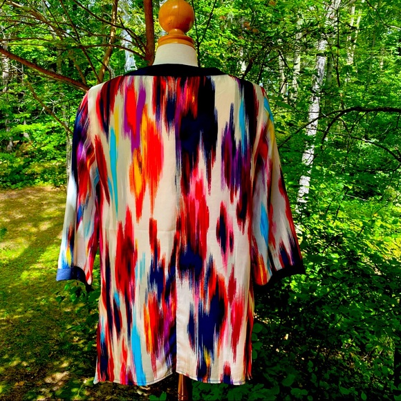 Multicoloured tunic top - Picture 3 of 5